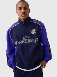 Gap × Awake NY Track Jacket Jacket unisex detail view 2 | Dash Racegear — Oversized Gap × Awake NY 2026 track jacket with full zip, perfect for streetwear fans.