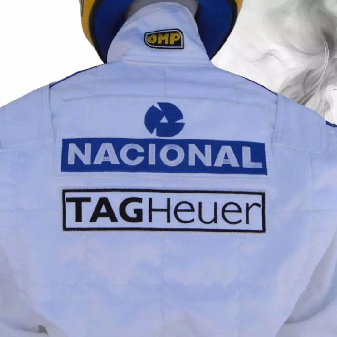 Ayrton Senna 1993 PARIS BERCY Replica Racing Suit - Dash Racegear Store