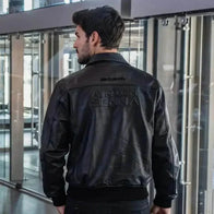 Ayrton Senna McLaren Leather Jacket Three Times World Champion | Dash Racegear