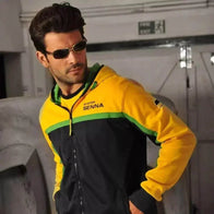 Ayrton Senna Zip Hoodie Helmet | Dash Racegear