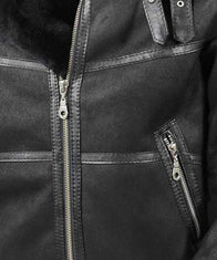 Aviator Mens B16 Shearling Jacket Jacket men detail view 2 | Dash Racegear — Aviator Mens B16 Shearling Jacket