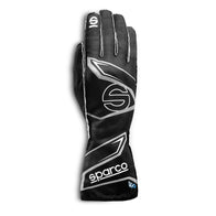 Rain gloves Sparco K-Arrow+(FIA 8877-2022) Black - front view | Dash Racegear
