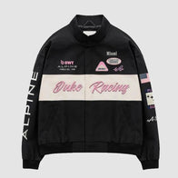 BWT Alpine Formula One Team x Duke x Dexter Racing Jacket Jacket unisex front product view | Dash Racegear — BWT Alpine Formula One Jacket – Duke x Dexter Motorsport Fashion