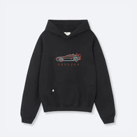 Dash Racegear Graphic Vibes Back To The Future Hoodie Hoodie unisex detail view 2 | Dash Racegear — Graphic Vibes Hoodie – Back To The Future-Inspired Fashion