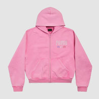 Balenciaga Pink Hoodie Hoodie unisex front product view | Dash Racegear — Trendy pink hoodie from Balenciaga collection