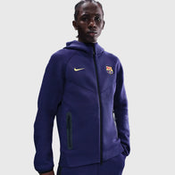 FC Barcelona Tech Windrunner Nike Soccer Hoodie Hoodie unisex detail view 5 | Dash Racegear — Barça Pride Meets Performance – Nike Tech Hoodie