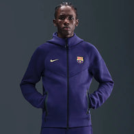 FC Barcelona Tech Windrunner Nike Soccer Hoodie Hoodie unisex detail view 2 | Dash Racegear — Train Like Barça – Nike Tech Windrunner Hoodie