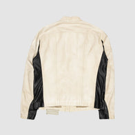 Barcelona Vs Real Madrid Travis Scott Dainese Jacket Jacket unisex detail view 2 | Dash Racegear — This bold, high-fashion Barcelona Vs Real Madrid Travis Scott jacket adds a twist to classic sportswear.