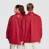 Adidas FC Bayern Anniversary 125 Coach Jacket Jacket unisex detail view 3 | Dash Racegear — Bayern Munich 125 Years Anniversary Jacket – Adidas Football Fashion