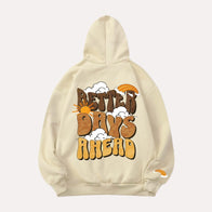 Dash Racegear Graphic Vibes Better Days Ahead Hoodie Hoodie unisex front product view | Dash Racegear — Dash Racegear Graphic Vibes Fleece Pullover Hoodie with Better Days Ahead Design
