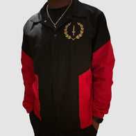 Black American Heritage Flag Jacket Jacket unisex detail view 4 | Dash Racegear — Black American Heritage Flag Jacket – Symbol of Strength and Pride