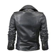 Women’s Biker Black Quilted Leather Jacket Leather Jacket women detail view 2 | Dash Racegear — Biker Black Quailed Leather Jacket
