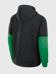 Oregon Ducks Fitness Performance Hoodie Hoodie unisex detail view 3 | Dash Racegear — Nike Oregon Ducks Fitness Performance Hoodie in black, moisture-wicking fabric ideal for training or streetwear.