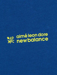 ALD x New Balance Running Bib T-Shirt Shirt unisex detail view 3 | Dash Racegear — Aimé Leon Dore x New Balance 2026 blue Running Bib tee blending performance inspiration with casual appeal.