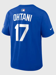 LA Dodgers Shohei Ohtani x KAWS Max90 T-Shirt Shirt unisex detail view 2 | Dash Racegear — Blue Shohei Ohtani x KAWS Los Angeles Dodgers Max90 T-shirt crafted for breathable comfort and versatile casual fashion.