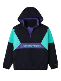 Star Wars Throwback Boba Anorak Jacket Jacket unisex detail view 2 | Dash Racegear — Multicolor Star Wars Boba Throwback Anorak Pullover Jacket features retro graphics, breathable fabric, unisex streetwear for daily use