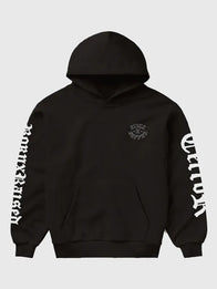 Born x Raised + Terror Rocker Hoodie Hoodie unisex detail view 2 | Dash Racegear — 2026 Born x Raised Terror Rocker black fleece hoodie, bold front graphics, made for relaxed urban styling.