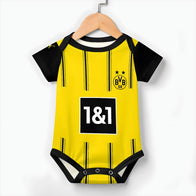 24/25 Dortmund Baby Bodysuit front view baby onesie by Dash Racegear