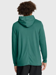 Boston Red Sox Nike City Connect Long Sleeve Hooded T-Shirt Shirt unisex detail view 2 | Dash Racegear — Green Nike Boston Red Sox City Connect Dri-FIT hooded tee for men, lightweight fabric and hood, perfect for game-day style.