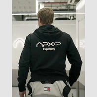 Brad Pitt F1 2025 Black Hoodie Hoodie unisex detail view 3 | Dash Racegear — Brad Pitt black hoodie from F1 2025 movie