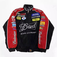 Budweiser F1 Official Embroidered Racing Jacket | Dash Racegear