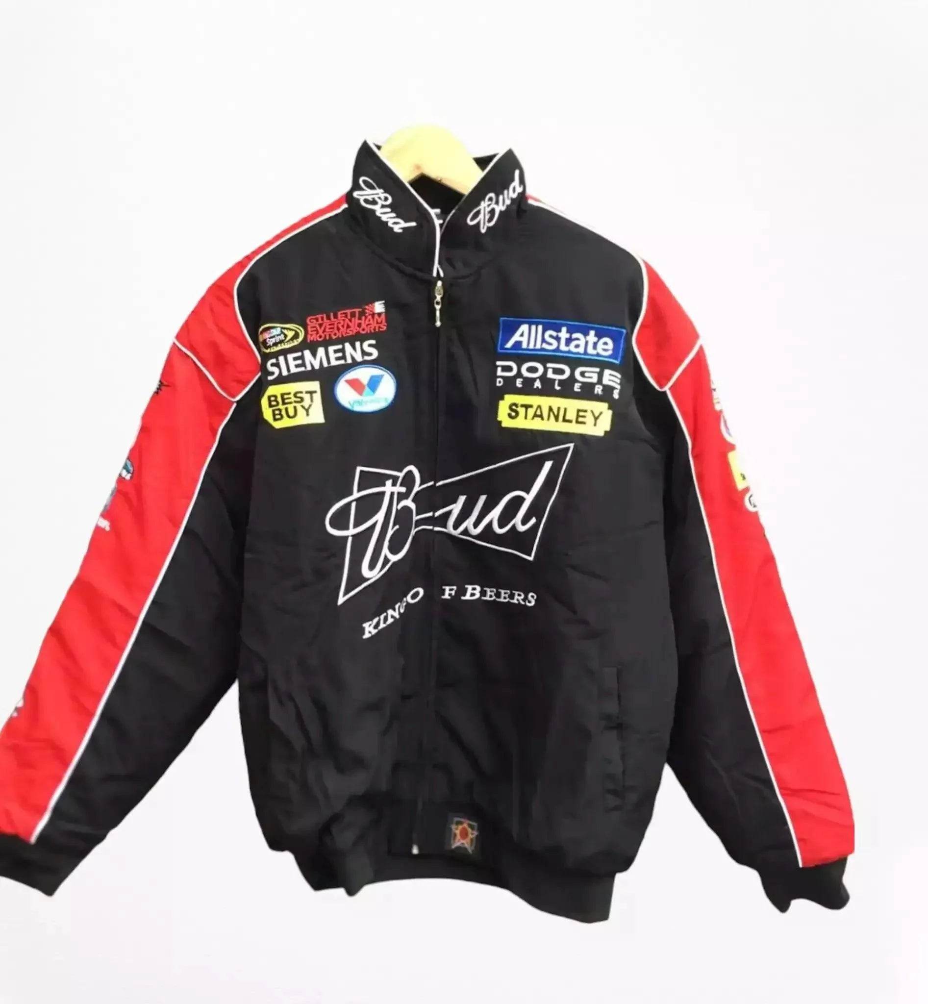 Budweiser F1 Official Embroidered Racing Jacket - Dash Racegear Store
