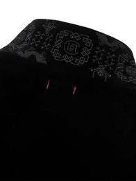 CLOT Velvet Jacket Jacket unisex detail view 4 | Dash Racegear — Black unisex CLOT velvet jacket with smooth finish and subtle detailing for refined street fashion.