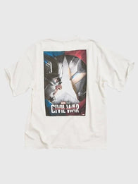 JOURNAL STANDARD Relume x Captain America T-Shirt Shirt unisex detail view 2 | Dash Racegear — White Journal Standard x Marvel Captain America Civil War T-Shirt with a comfortable silhouette and bold cinematic design appeal.