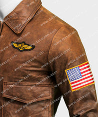 Captain Marvel Flight Bomber Jacket Bomber Jacket unisex detail view 3 | Dash Racegear — Captain Marvel Flight Jacket