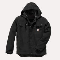 Mens Black Hooded Carhartt Jacket Jacket unisex detail view 3 | Dash Racegear — Carhartt black zip up hooded jacket