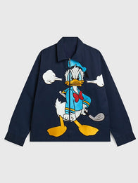 Carnival Golf x Disney Donald Jacket Jacket unisex front product view | Dash Racegear — Unisex Disney Donald Carnival Golf zip-up jacket crafted for lightweight comfort and effortless everyday wear.