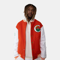 Carrots x Walmart Varsity Jacket Varsity Jacket unisex detail view 2 | Dash Racegear — Varsity Jacket by Carrots x Walmart – Stylish and Comfortable