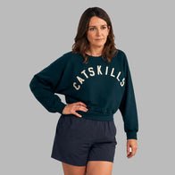 The Four Seasons Tina Fey Catskills Sweatshirt Sweatshirt unisex detail view 2 | Dash Racegear — Kate Catskills green sweatshirt worn in The Four Seasons S02 by Tina Fey, warm fleece comfort for everyday lounging.
