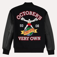 OVO x UFC Championship Varsity Jacket Varsity Jacket unisex detail view 10 | Dash Racegear — UFC Street Style – OVO Collab Varsity Jacket Look