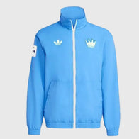 Charlotte FC 2025 Anthem Blue Jacket Jacket unisex front product view | Dash Racegear — Charlotte FC Blue Outerwear – 2025 Anthem Jacket Drop