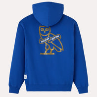 OVO x Chelsea FC Blue Hoodie Hoodie unisex detail view 2 | Dash Racegear — Bold blue Chelsea FC hoodie designed by OVO