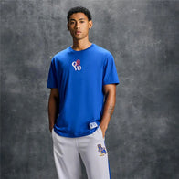 Chelsea X OVO Runner T-Shirt Shirt unisex front product view | Dash Racegear — Run-ready Chelsea FC t-shirt reimagined through the OVO lens