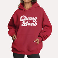 Dash Racegear Graphic Vibes Cherry Bomb Hoodie Hoodie unisex detail view 4 | Dash Racegear — Dash Racegear Cherry Bomb Hoodie - Fashion-Forward Graphic Vibes