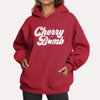Dash Racegear Graphic Vibes Cherry Bomb Hoodie Hoodie unisex detail view 4 | Dash Racegear — Dash Racegear Cherry Bomb Hoodie - Fashion-Forward Graphic Vibes
