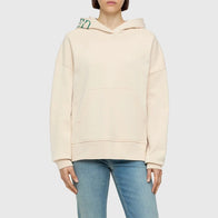Closed Hoodie Womens Hoodie unisex detail view 4 | Dash Racegear — Closed 2025 beige fleece hoodie for women with pullover fit