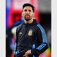 Lionel Messi Argentina Last Home Game Hoodie Hoodie unisex front product view | Dash Racegear — Messi Argentina Farewell Home Game Hoodie – Collector’s Item