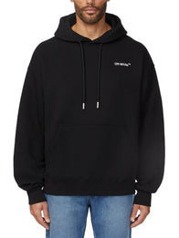 Costco Off White Hoodie Hoodie unisex front product view | Dash Racegear — Men’s black Costco Off-White hoodie with classic pullover design, soft fleece, and casual street style.