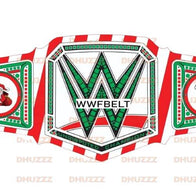 Custom WWE Happy Christmas Champion Inspired Title Belt - 2 | Dash Racegear