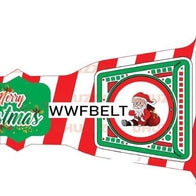Custom WWE Happy Christmas Champion Inspired Title Belt - 4 | Dash Racegear