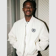 F1 The Movie 2025 Damson Idris White Jacket Jacket unisex front product view | Dash Racegear — Modern white jacket from F1 The Movie 2025 appearance