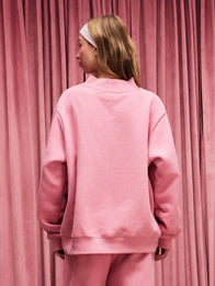 Parke Jean Heart Varsity Mockneck Sweatshirt Sweatshirt unisex detail view 4 | Dash Racegear — Recreation Parke Women’s Valentine’s 2026 Jean Heart Varsity Mockneck Fleece Sweatshirt, plush and stylish for relaxed days.