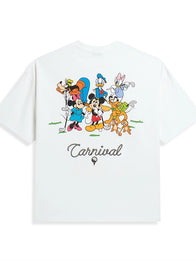Carnival Golf x Disney Group Shot T-Shirt Shirt unisex detail view 4 | Dash Racegear — Disney Group Shot 2026 Carnival Golf T-shirt featuring a versatile unisex design and timeless streetwear appeal.