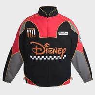 Disneyland Mickey Mouse Racing Jacket Jacket unisex front product view | Dash Racegear — Disneyland Mickey Mouse Jacket – Racing-Inspired Streetwear