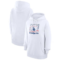 Dodgers G-III 4Her by Carl Banks Collage Team Hoodie Hoodie unisex front product view | Dash Racegear — Dodgers Collage Hoodie by G-III 4Her – Women’s Fan Favorite