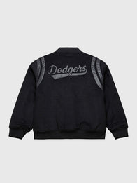 Los Angeles Dodgers Walk the Tunnel Varsity Jacket Varsity Jacket unisex detail view 2 | Dash Racegear — Los Angeles Dodgers Varsity Jacket for Tunnel Walk Moments & Fan Style
